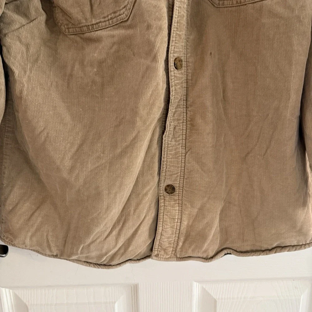 Levi's Men's Corduroy‎ Plaid Sherpa Lined Trucker Jacket M Outdoors See Descr